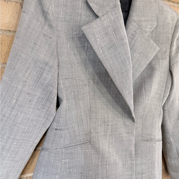 Zara Tailored Gray Blazer EUC Structured Fit Size XS - Picture 5 of 13
